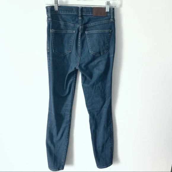 Madewell High Riser Skinny Jeans in Atlantic - Picture 6 of 9
